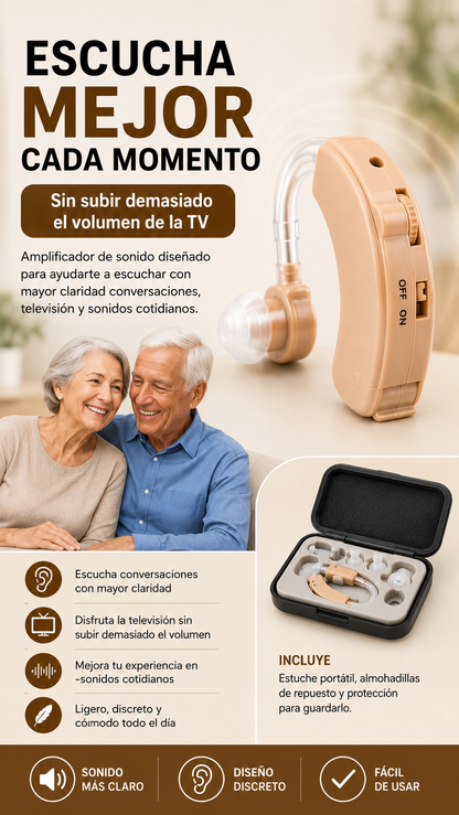 AUDIFONO AMPLIFICADOR PARA LA SORDERA
